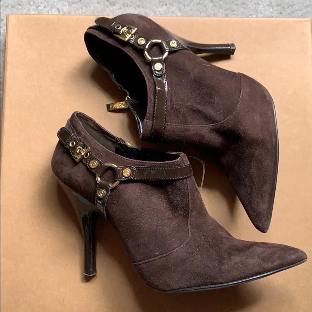 Suede booties by Guess